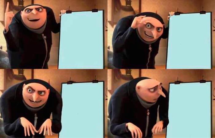 Gru's Plan meme about Fresh Clean Threads